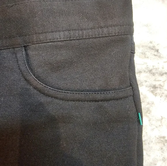 XL Black Jeggings Pants Women’s Stretch Ankle Skinny 28” Inseam - Picture 3 of 8